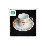 250cc Colorful Little Flower Decal Cup and Saucer thumbnail-3