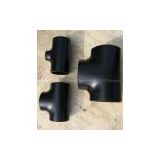 Butt weld seamless pipe fittings reducer tee