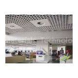 Indoor Square Metal Grid Ceiling System Paint Coated , Film Coated Anti - Corrosion thumbnail-1