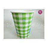 12oz Soda Drink Cold Paper Cups With Lid , Fully Eco Friendly Single Wall Paper Cup