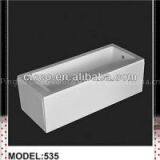 Acrylic Simple And Square Bathtub Low Price thumbnail-1