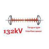 132kV Polymeric Interphase Spacer , Light Weight Overhead Line Insulators