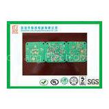 Green soldermask  quick turn pcb fabrication 2 layer 1 oz copper