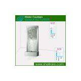 2014 Outdoor Stainless Steel Water Fountains Silver Mirror Waterfalls