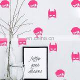 Superhero Mask Ins Style Vinyl Mini Wall Sticker Children Room Home Decoration Mural Roon Decal thumbnail-2
