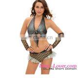 3pcs Gold Mermaid Princess Costume Adult Sexy Belly Dance Costume thumbnail-3