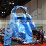2016 Custom Design Cheap Banzai Inflatable Water Slide With Pool