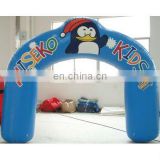 penguin cartoon inflatable promotional digital printing arch/event arch/advertising arch/display arch /inflatable arch door