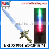 Eco-Friendly plastic toy sound and light flash sword toy