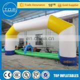 Commercial Christmas Arch Finish Line Inflatable Advertising With EN14960
