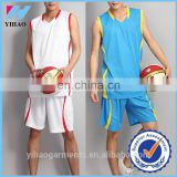 Mens Breathable and Quick Dry Sleeveless Athletic Basketball Uniforms