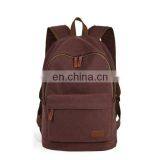 Familiar With ODM Factory pu Leather Augur Canvas Bags Backpack Khaki Brown Army Green thumbnail-1