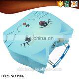 Hot Sell Popular Blue Lovely Cat Pattern Cute Cardboard Suitcase Box