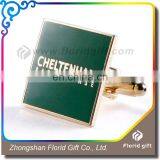 High Quality Custom Engraved Logo Cufflinks Hard Enamel Cufflinks thumbnail-1