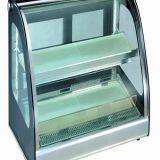 Temperature Stability Arc Glass Refrigerator Bar Cabinet