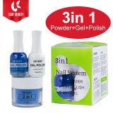 2019 New design nail dip system acrylic powder gel polish nail polish 3 in 1dipping gel