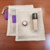 GOTS Organic Cotton String Shopping Bag - Battle Green // Grocery Bag, Zero Waste & Eco Friendly Gift, Plastic Free, Produce Bags thumbnail-3