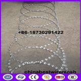 450mm Coil Diameter BTO-22 Razor Wire Flat Wrap Coils On Fence Top thumbnail-4