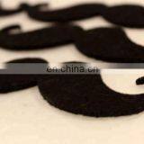 Customized 1mm Soft Black Felt Moustache for Party Decoration thumbnail-6