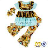 Posh Baby Ruffle Tunic Headband and Pant Fashion Clothes Boutique Girl Clothing thumbnail-6