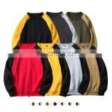 LAITE H2038 High Quality 100%Polyester Patchwork Custom Oversized Mens Sweatshirt Crew Neck Sweatshirt Women thumbnail-2