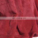 Flannel Fleece Luxury Blanket Throw 200 GSM Lightweight Cozy Plush Microfiber Red Solid Blanket thumbnail-2