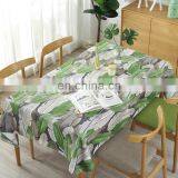 New Product Table Cloth Leaves Printed Hotel Table Cloth Rectangle Table Cloth thumbnail-3