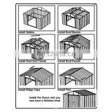 Metal Sundries Storage Outdoor Shed Storage Custom Design Motorbike Storage Shed thumbnail-7