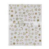 JOYFUL 317-318 Moon And Star Nail Stickers Gilding Nail Decals Japanese Strap Glue Nail Stickers thumbnail-3