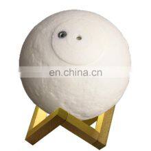 3d Printing Moon Usb Charging Led Night Light With Air Humidifier