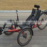 24 Speed Adult 3 Wheel Recumbent Trike