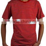 Red White Striped T-shirt, Printed T-shirt Design Coton t Shirt, Fashion T-shirt thumbnail-1
