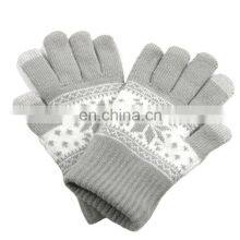 Soft Acrylic Touchscreen Tactile Gloves Unisex Touch Screen Magic Gloves Winter Knitted Warm Gloves With Touchscreen Fingers thumbnail-1