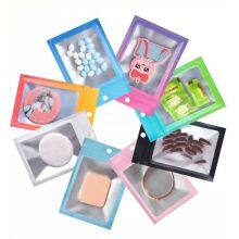 Custom One Side Clear Mylar Foil Earrings Packaging With Logo thumbnail-1