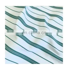 custom fabric printing shirts yarn dyed stripe cotton nylon lycra fabric for workwear