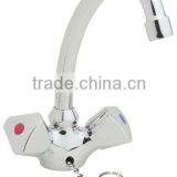 Dual Handle Basin Mixer With Chain / Dual Acrylic Handle Tradtional Basin Mixer/double Handle Jota Spout Tradtional Basin Mixer thumbnail-1