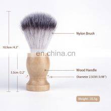 Wood Handle Nylon Brush Shaving Brush High Quality Factory Wholesale thumbnail-2