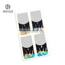 Silver Color Security Hologram QR Code Anti Counterfeit Stickers thumbnail-1