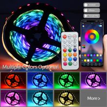 Waterproof 12v 5050 rgb rgb remote controlled led strip light SMD5050 Full Kit Color Changing Flexible LED Strip