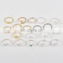 19pcs/set Women Rings Set Compass Arrow Starfish Wave Moon Eyes Gem Charm Bohemian Ring thumbnail-3