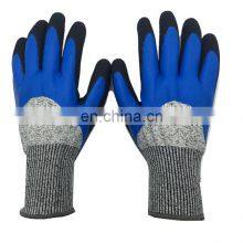 Great Grip HPPE Glass Fiber Construction Cut Resistant Level 5 Nitrile Coated Protective Safety Gloves thumbnail-4