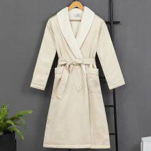European Size Printing Style Shell :Microfiber and Terry Lining Bathrobe ,SPA Bathrobe/OEM （MS1152) thumbnail-2
