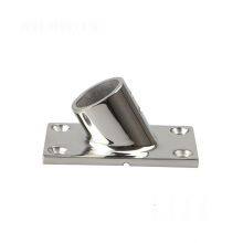ISURE MARINE 316 Stainless Steel 1inch 60 Degree Boat Hand Rail Fitting Rectangular Stanchion Base thumbnail-4