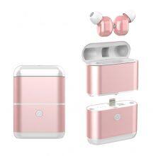 M1T-Micro TWS Stereo With Mic Powerbank True Wireless Bluetooh Earphone Charging Case Headsets thumbnail-2