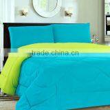7 Pcs Gorgeous Polyester Suede Comforter Set Bed In Blue Color thumbnail-1