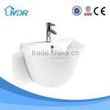 Modern Ceramic Bathroom Wall-hung Trough Basin thumbnail-1