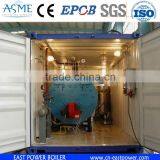 China Skid-mounted Installed Movable Oil Gas Container Boiler thumbnail-2