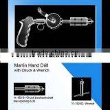 Martin Hand Drill With Chuck & Wrench/The Basis Surgical Orthopedics Instruments thumbnail-1
