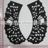 New Arrive Laser Cutting Neck Trimming PU Collar - S1408 thumbnail-4