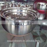 3 Pcs Set Stainless Steel Mixing Bowl Set With Grater thumbnail-3